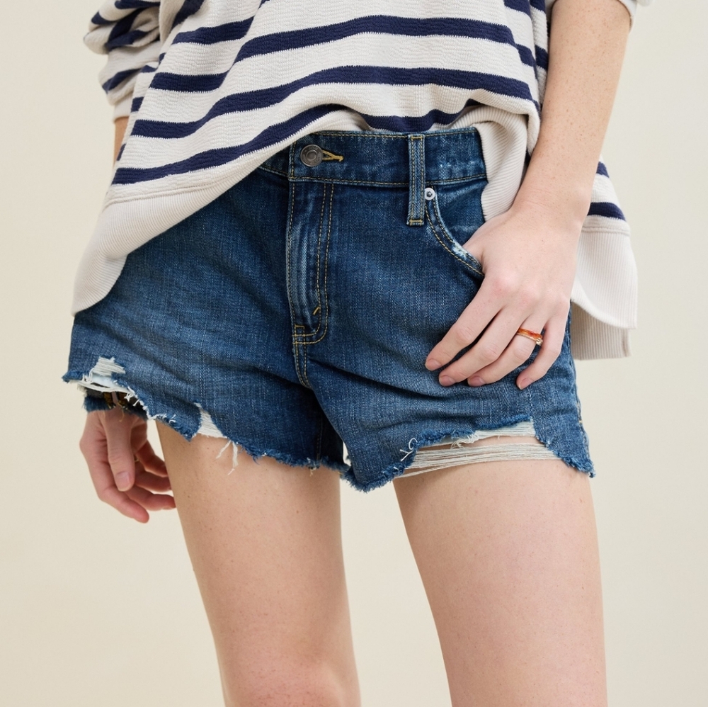 Aerie Distressed Daydream Shorts- Size M- NWT